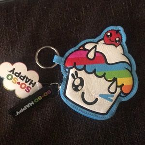 Loungefly coin purse So So happy cupcake key ring